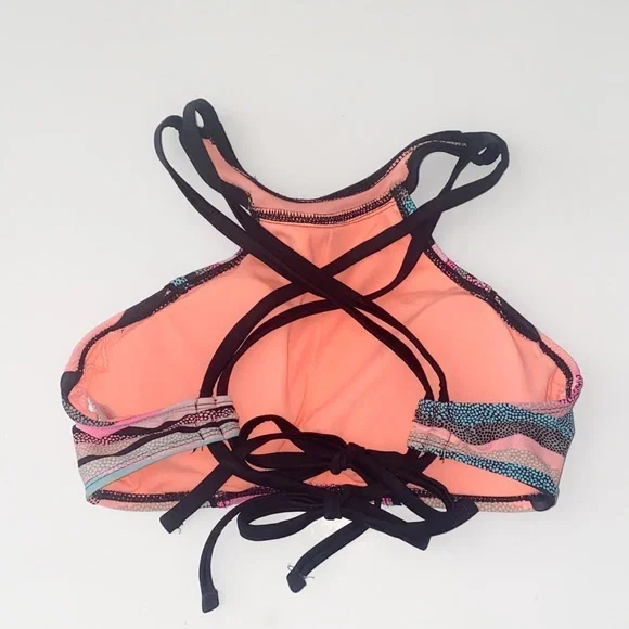 Xhilaration 2 pc swim bikini multicolor size S - Picture 5 of 8